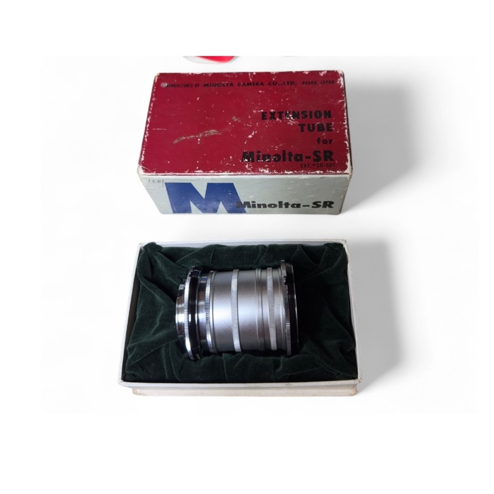 Vintage Minolta-SR Extension Tube‎ Cat SR-501 Lens Attachment for Camera